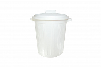 Конт.д/хр отх. Стандартная (в разборе) класс А (белый) объем 65 л  ( круглый , без педали ) 