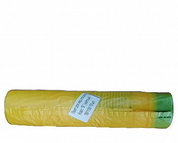  Пакет ПЭ мед для сбора отходов на завязке 350*350 стяжка впаянная п/э  12мкм